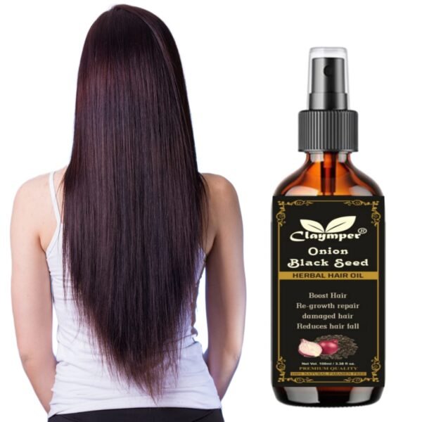 Claymper Onion & Collagen Anti-Hairfall Hair Oil 100ml