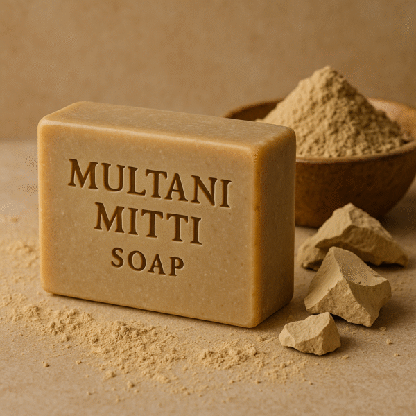 Claymper Multani Mitti & Haldi Soap, 125 Grams Each(Pack Of 4)  (4 x 125 g) - Image 3