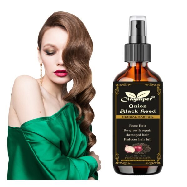Claymper Onion & Collagen Anti-Hairfall Hair Oil 100ml - Image 10