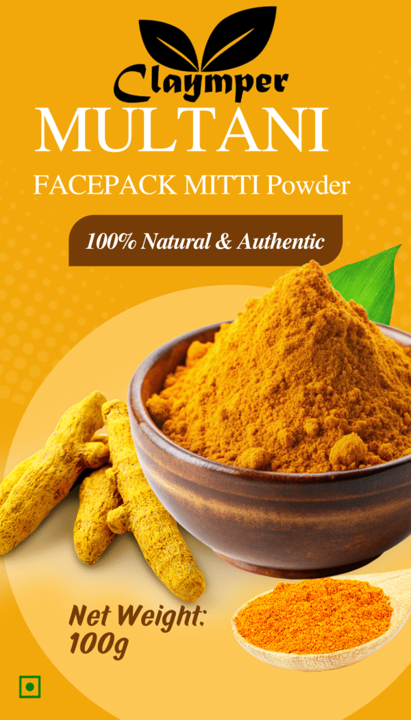 Claymper,s Khadi Herbal Multani Mitti Powder, Face Pack Powder, 400 g - Image 7