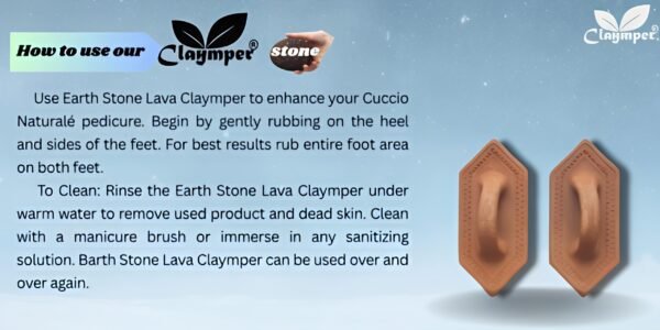 Claymper Terracotta Best Natural Pumice Stone Foot Scrubber - Handmade Organic Clay, Eco-Friendly Dead Skin Remover - Pack of 4 - Image 7